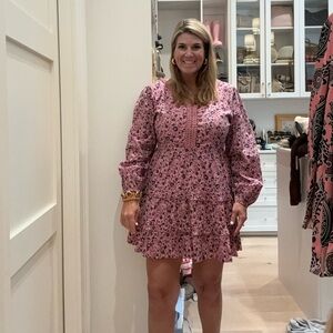 Roller Rabbit pink floral  dress
